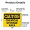 Signmission Chemical Storage OSHA Caution Sign, Plastic, 10in W x 7in L, 2PK OS-2PACK-CS-P-710-L-19124 - alternate 3